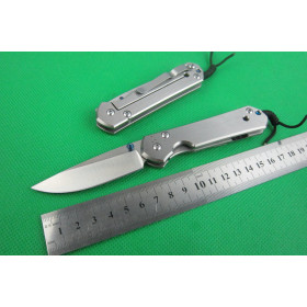 Chris Reeve  Drawing hand work CR Titanium handle small folding knife UD402020